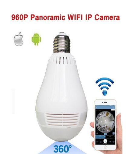 Bulb Light Wifi V380 Camera