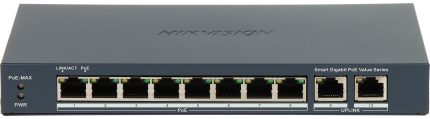 DS-3E1510P-EI/M 8-Port Gigabit Managed PoE Switch